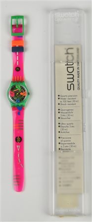 SWATCH, 1993 mod. SATURING, cod. LG108 anno 1993 Completo di scatola...