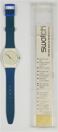 SWATCH DEVIL'S RUN, 1986 mod. PING PONG BLUE, cod. GW106 anno 1986 Completo...