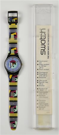 SWATCH DECODE, 1991 mod. GOLD INLAY, cod. GB141 anno 1991 Completo di scatola...