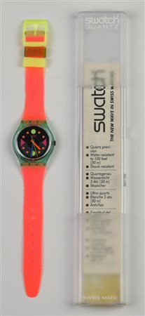 SWATCH RACE WORLD, 1991 mod. TOUR, cod. GL102 anno 1991 Completo di scatola...