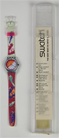 SWATCH TROIKAS, 1992 mod. SKI SLOPE, cod. LN117 anno 1992 Completo di scatola...