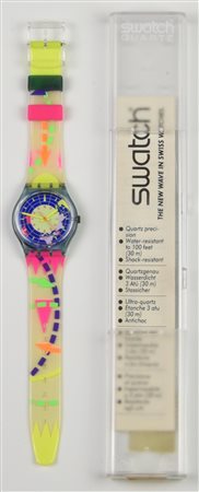 SWATCH GIRO DEL MONDO, 1992 mod. NORTH POLE, cod. GN121 anno 1992 Completo...