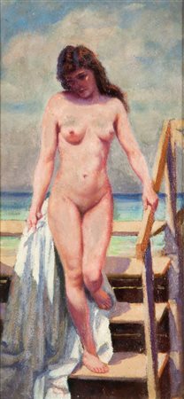 CERAGIOLI GIORGIO (attribuito) Porto S.Stefano (GR) 1861 - 1947 Torino "Nuda...