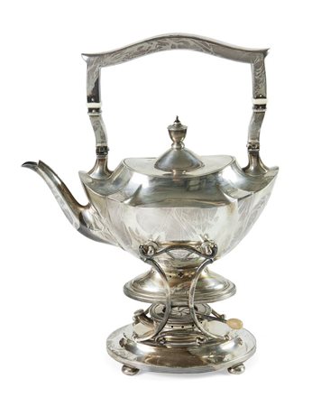 GORHAN Samovar in argento 925/1000, firmato "Gorhan", America, Plymouth,epoca...