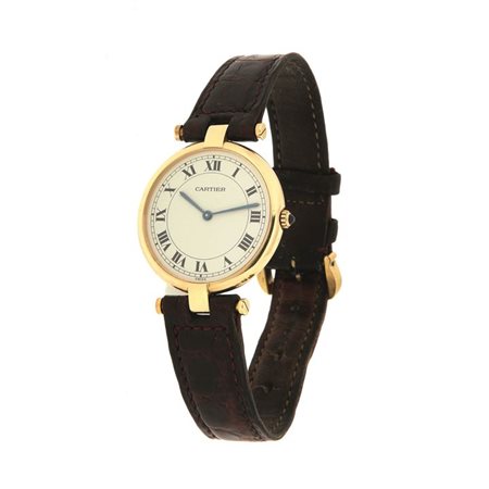 CARTIER Orologio "Must de Cartier Vendome" anni '90 Diam 30 Cassa in oro...