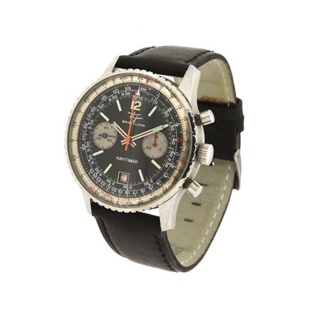 BREITLING Orologio cronografo a due contatori modello "Navitimer", anni '70...