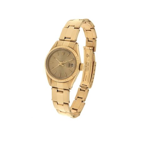 ROLEX Orologio "Oyster Perpetual Day Just", ref. 6917, anni '70 Diam 26 Cassa...