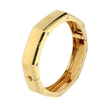 AUDEMARS PIGUET Bracciale rigido in oro giallo, firmato “Audemars Piguet”, di...