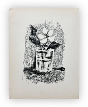PABLO PICASSO (1881-1973) - Fleurs dans un verre N.6 (frontispice), 1947