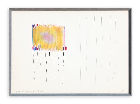 ENNIO FINZI (1931) - Fili di pioggia sotto il sole, 1981