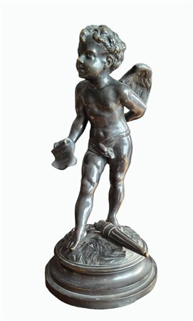 Édouard Drouot (Sommevoire 1859 - Paris/Parigi 1945) Putto;Bronzo, h. 36 cm...