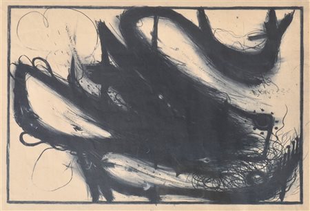 Arnulf Rainer (1929) Tausendwetter, 1967;Dalla mappa Wahnhall II. Stampa...