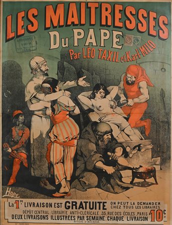 Léon Choubrac 1847-1885 Les Maitresses du Pape par Léo Taxil et Karl Milo...