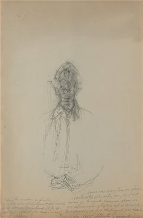 Alberto Giacometti Borgonovo di Stampa 1901-Coira 1966 Senza titolo...