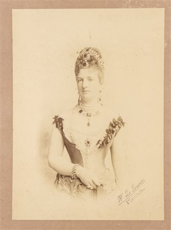  
Margherita di Savoia (Torino, 20 novembre 1851 – Bordighera, 4 gennaio 1926) - Henry Le  Lieure 
 cm.31x43