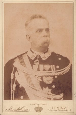  
Umberto I di Savoia (Umberto Rainerio Carlo Vittorio Emanuele Giovanni Maria Ferdinando Eugenio di Savoia; Torino, 14 marzo 1844 – Monza, 29 luglio 1900) 
 11x16,5cm