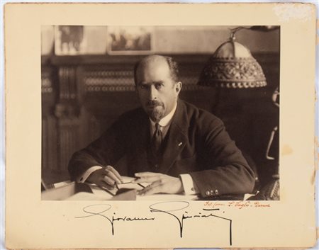  
Giuriati, Giovanni (Venezia, 4 agosto 1876 – Roma, 6 maggio 1970) 
 cm.23,4x29,5