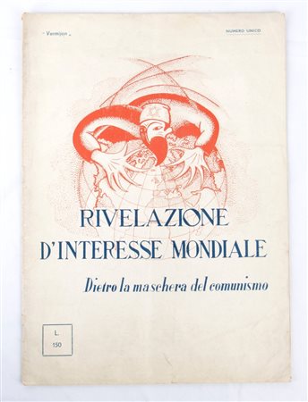  
Editoria, Comunismo, Vermijon 1957 
 cm.24,5x34,5