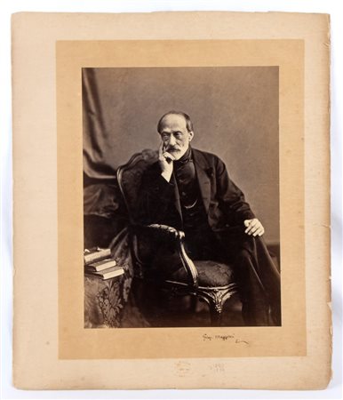  
Mazzini, Giuseppe (Genova, 22 giugno 1805 – Pisa, 10 marzo 1872) 
 cm.25,5x33,4