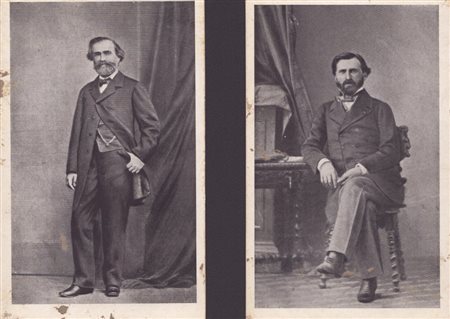  
Verdi, Giuseppe (Le Roncole, 10 ottobre 1813 – Milano, 27 gennaio 1901) 
 14x8cm