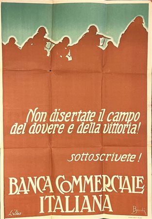  
Barchi ( ? - ?) - Prestito prima Guerra Mondiale 
 cm.70x100