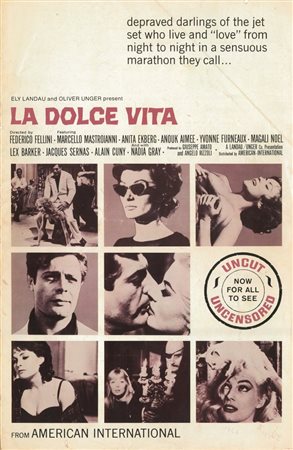  
Federico Fellini - La Dolce Vita 
 cm.28x43