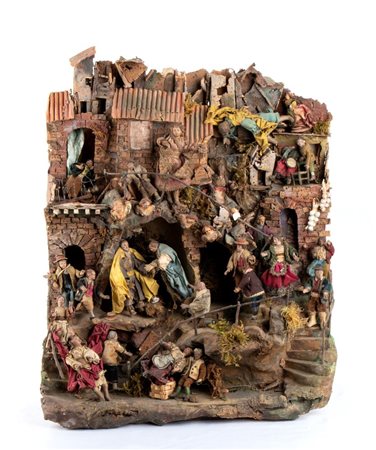  
Barrili, Anton Giulio - Presepe fine '800 
 cm.43x54