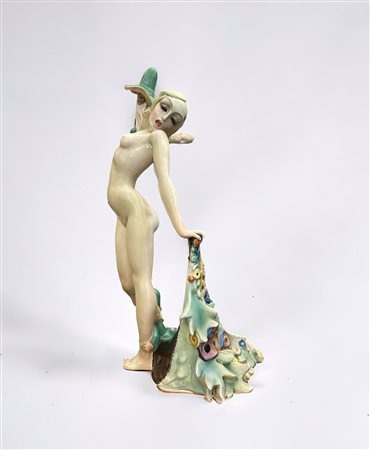 Alessandro Vacchetti (1889 - 1974) 
Risveglio di Primavera 1938
Ceramica invetriata 54 x 36 x 28 cm