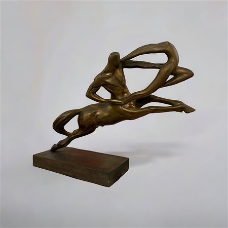 Benedetto Robazza (1934 - 2020) 
Centauro e figura femminile 
bronzo 50 x 57 x 17