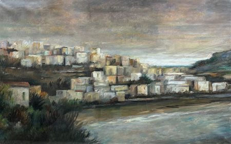 Domenico  Purificato (1915 - 1984) 
Paesaggio 
olio su tela 50 x 70 cm