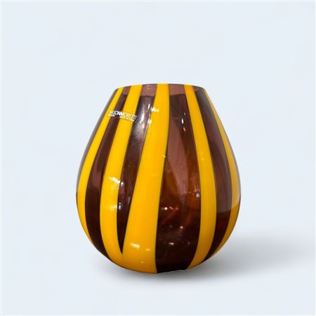  
Nason Moretti - Vaso portacandela in vetro 
vetro di Murano 16 x 13 cm