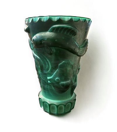 Curt Schlevogt  
Vaso  Art Deco
 h 18,5 cm x 13 cm