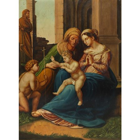 Madonna del Divino Amore, Painter of the late 19° Secolo