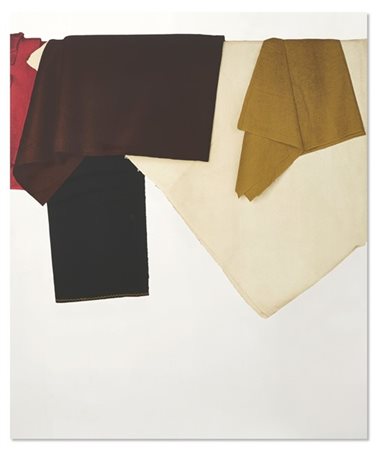 Michelangelo Pistoletto "Panni, from The Drape Suite" 1981
serigrafia su acciaio