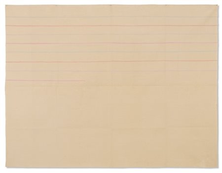 GIORGIO GRIFFA "Linee orizzontali" 1973
acrilico su tela
cm 153,5x201
Firmato e