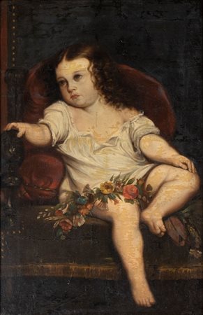 Ritratto di fanciulla Francia, XIX secolo Altezza x larghezza: Cornice 77 x...