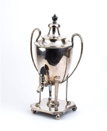 The Alexander Clark Manufacturing Co. Samovar in metallo argentato -...