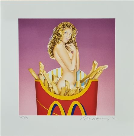 RAMOS MEL Sacramento (United States) 1935 Pin Up French Fries 2002 Litografia...