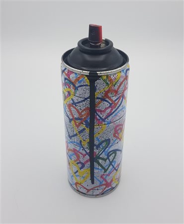 MR BRAINWASH Garges-lès-Gonesse (France) 1961 Spray Can - Heart Stencil...