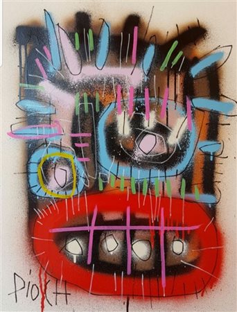 PIOCH OLIVIER France (France) 1984 Senza Titolo 2018 Acrilico, Vernice Spray...