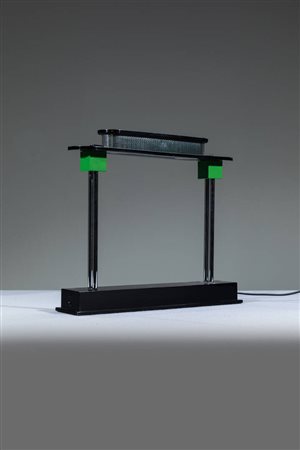 ETTORE SOTTSASS<BR>Lampada da tavolo mod. Pausania