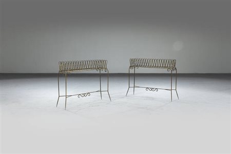 GIO PONTI, nello stile di<BR>Coppia di fioriere