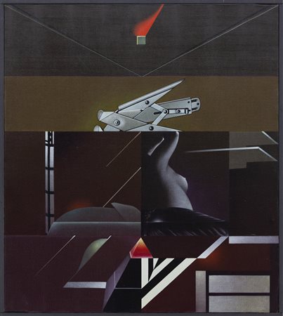 SERGIO SARRI Interno (Studio per l'inumano), 1988