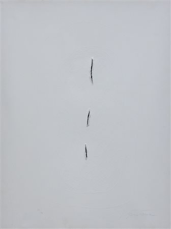 LUCIO FONTANA Concetto spaziale, 1967