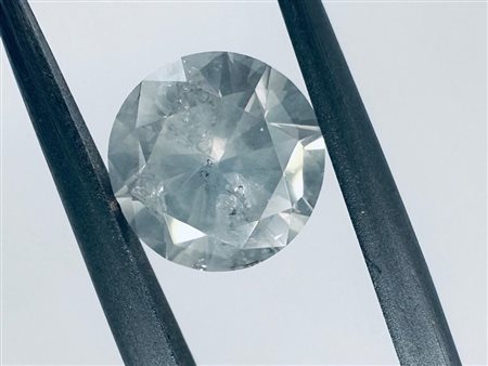 DIAMANTE 1,51 CT NATURAL FANCY GIALLO GRIGIO - CLARITY I2 - C31107-10