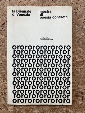 POESIA VISIVA - Mostra di poesia concreta. Indirizzi concreti, visuali e fonetici, 1969