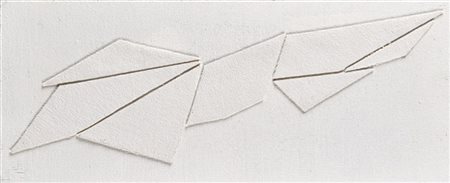 ANGELO SAVELLI "Project" 1981
acrilico, gesso, bianco di titanio e tela su tavol
