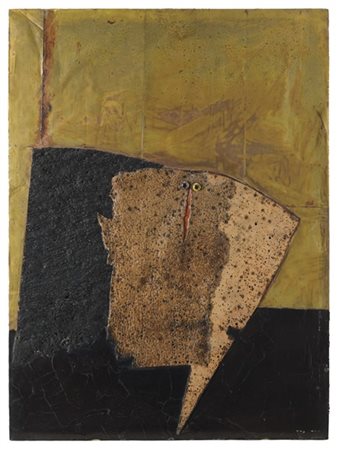 Roberto Crippa "Bird - vogel" 1964
tecnica mista e collage su tavola
cm 74x54
Fi