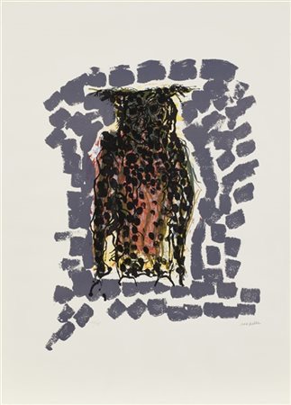 JEAN PAUL RIOPELLE "Hibou X" (1970)
litografia a colori
cm 64x46
Firmato e numer