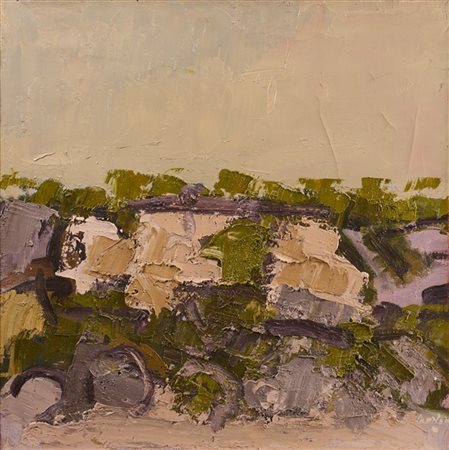 Ennio Morlotti "Rocce" 1983
olio su tela
cm 70x70
Firmato in basso a destra

Pro